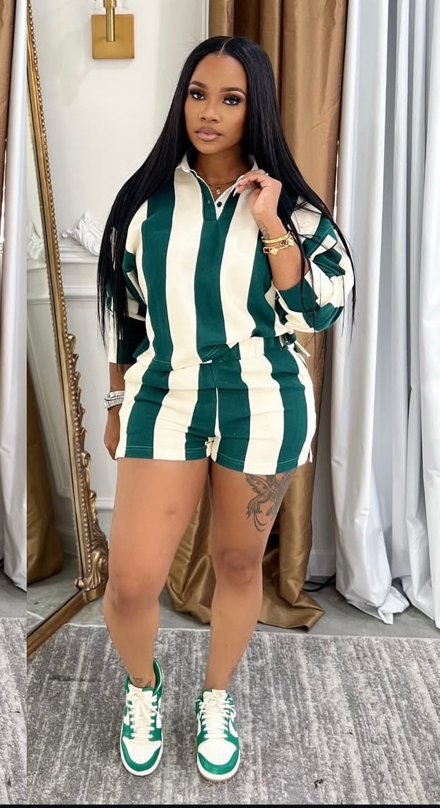 Stripes and Serving Set