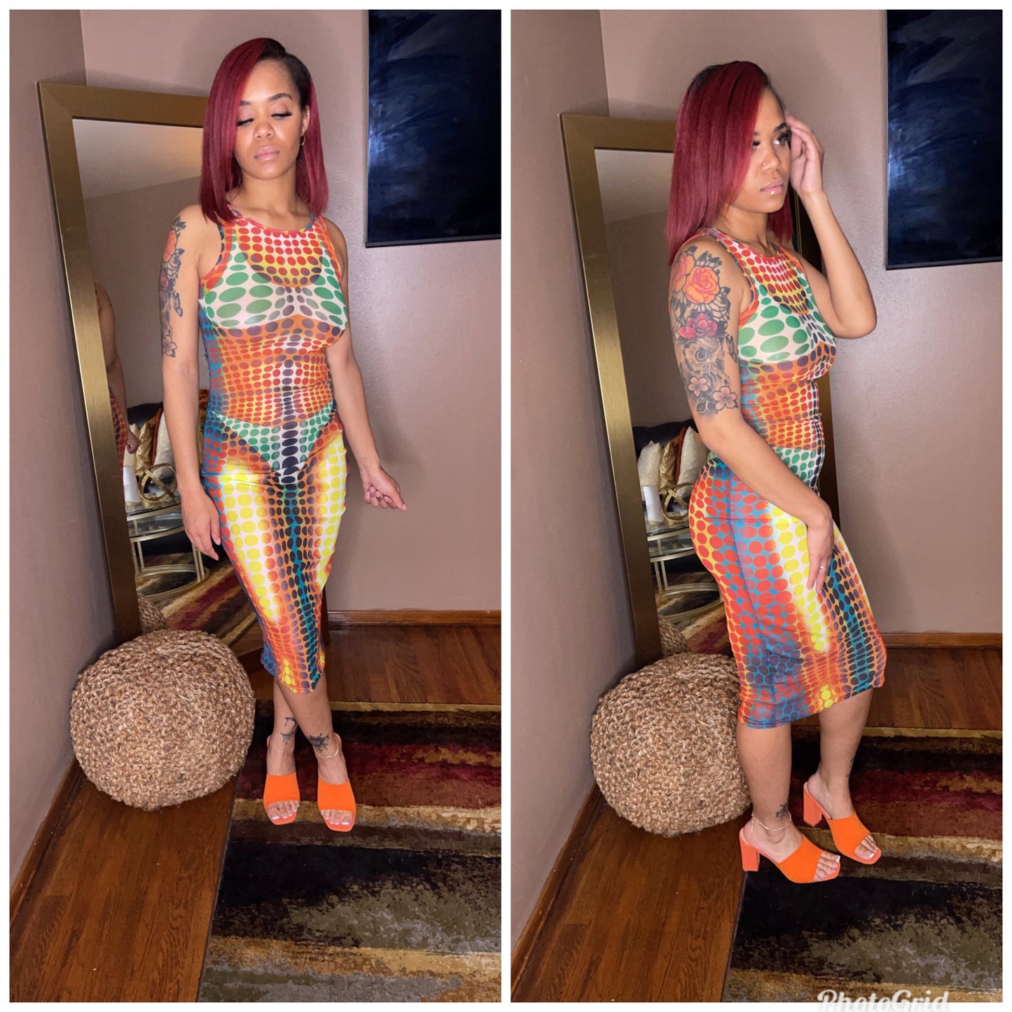 Dotty Hotty Tube Dress